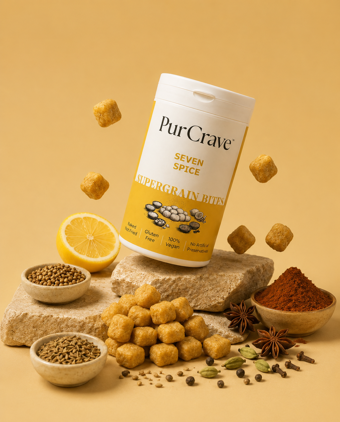 SUPERGRAIN BITES - Seven spice flavour 75g