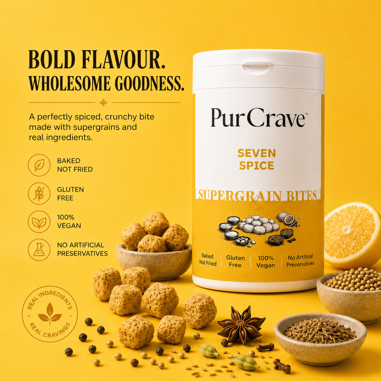 SUPERGRAIN BITES - Seven spice flavour